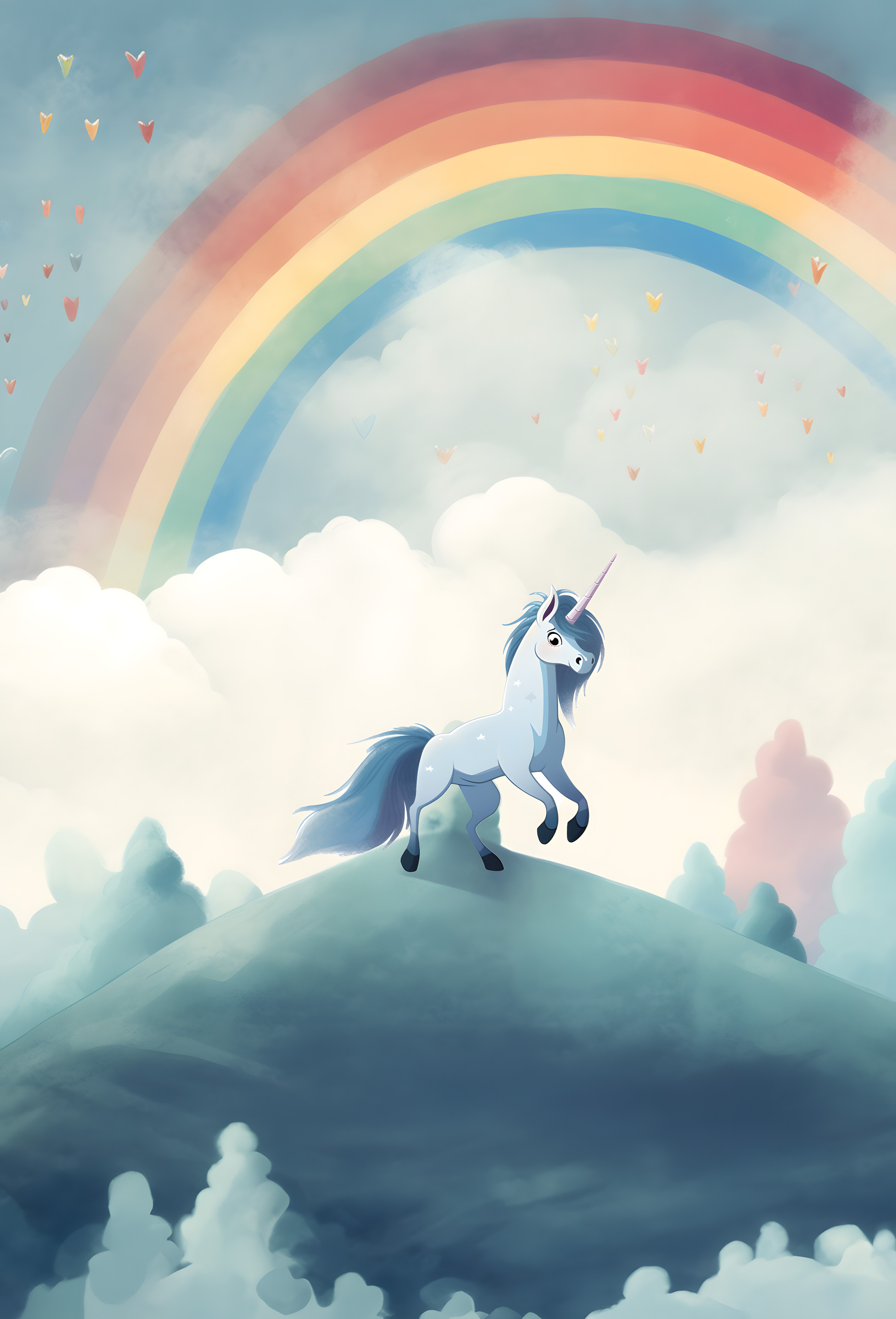 Illustration for page 20 of Lily and the Laughing Unicorn