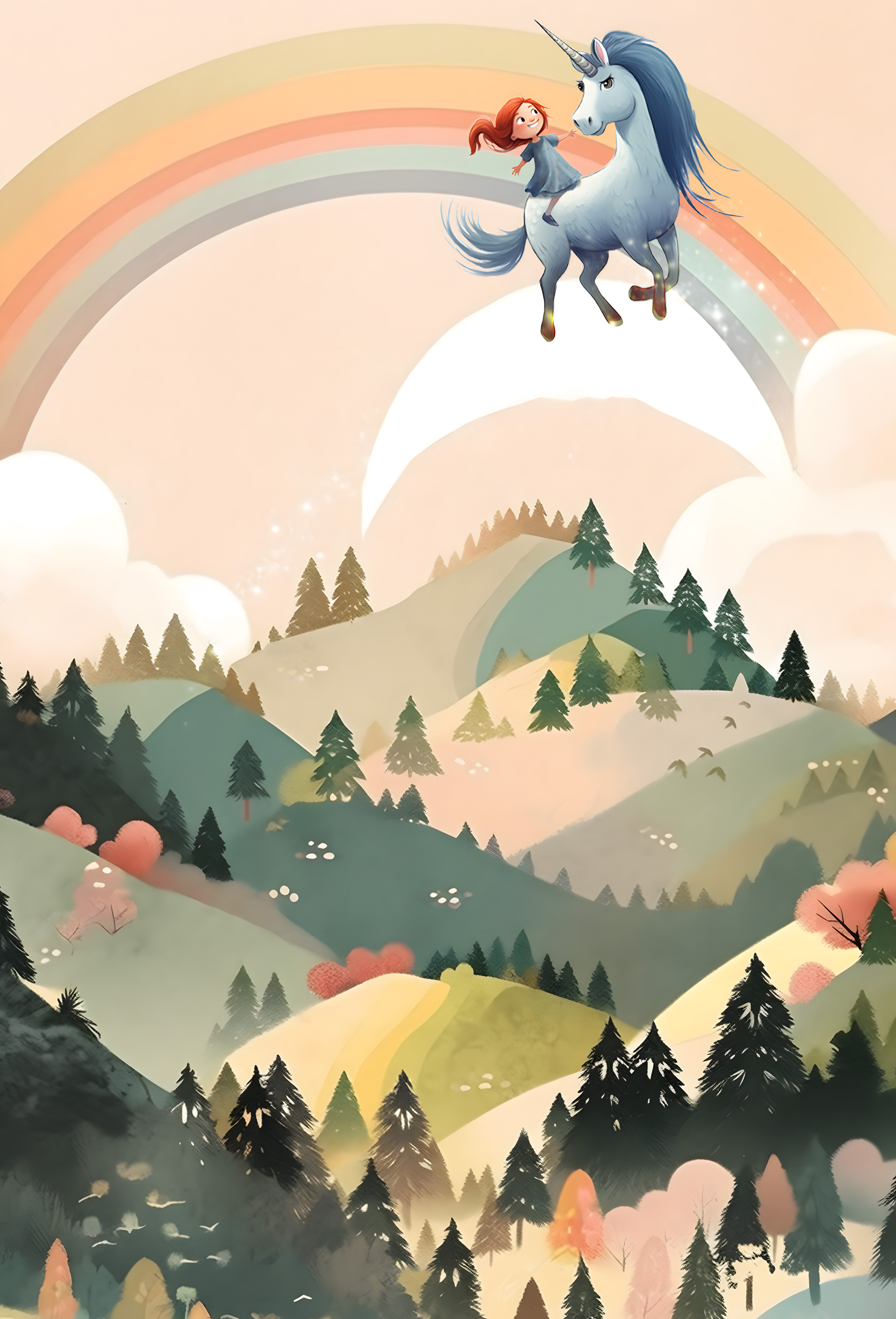 Illustration for page 21 of Lily and the Laughing Unicorn