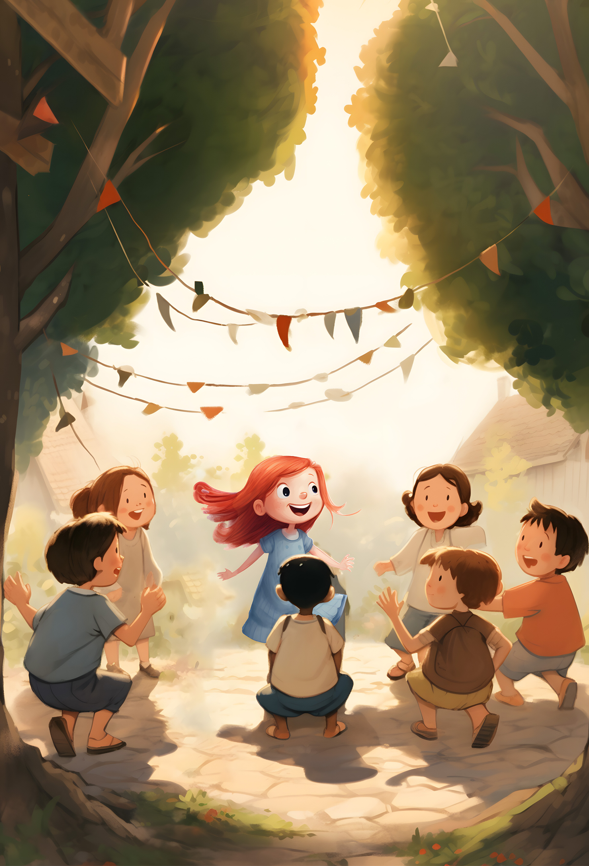 Illustration for page 24 of Lily and the Laughing Unicorn
