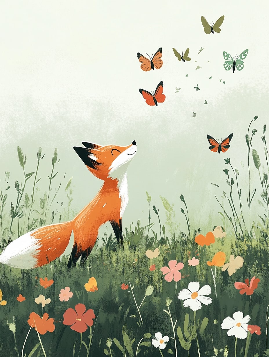 Illustration for page 2 of Luna's Forest Adventure