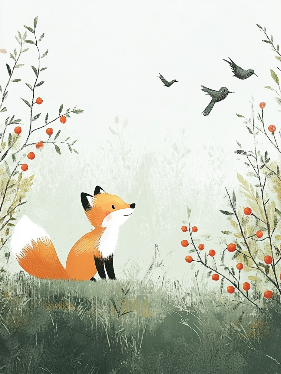 Illustration for page 4 of Luna's Forest Adventure