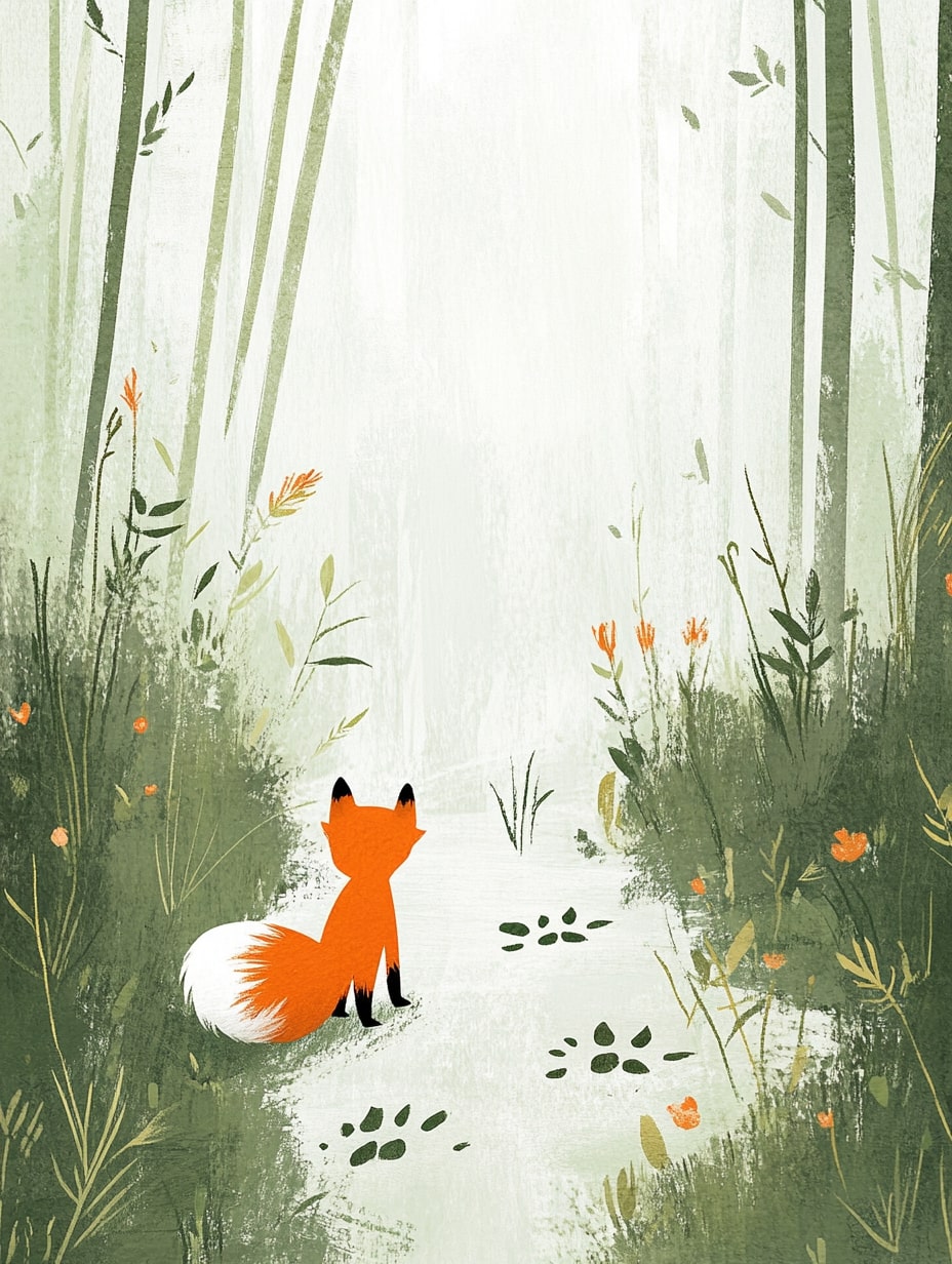 Illustration for page 7 of Luna's Forest Adventure