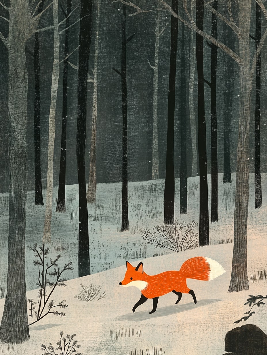 Illustration for page 9 of Luna's Forest Adventure