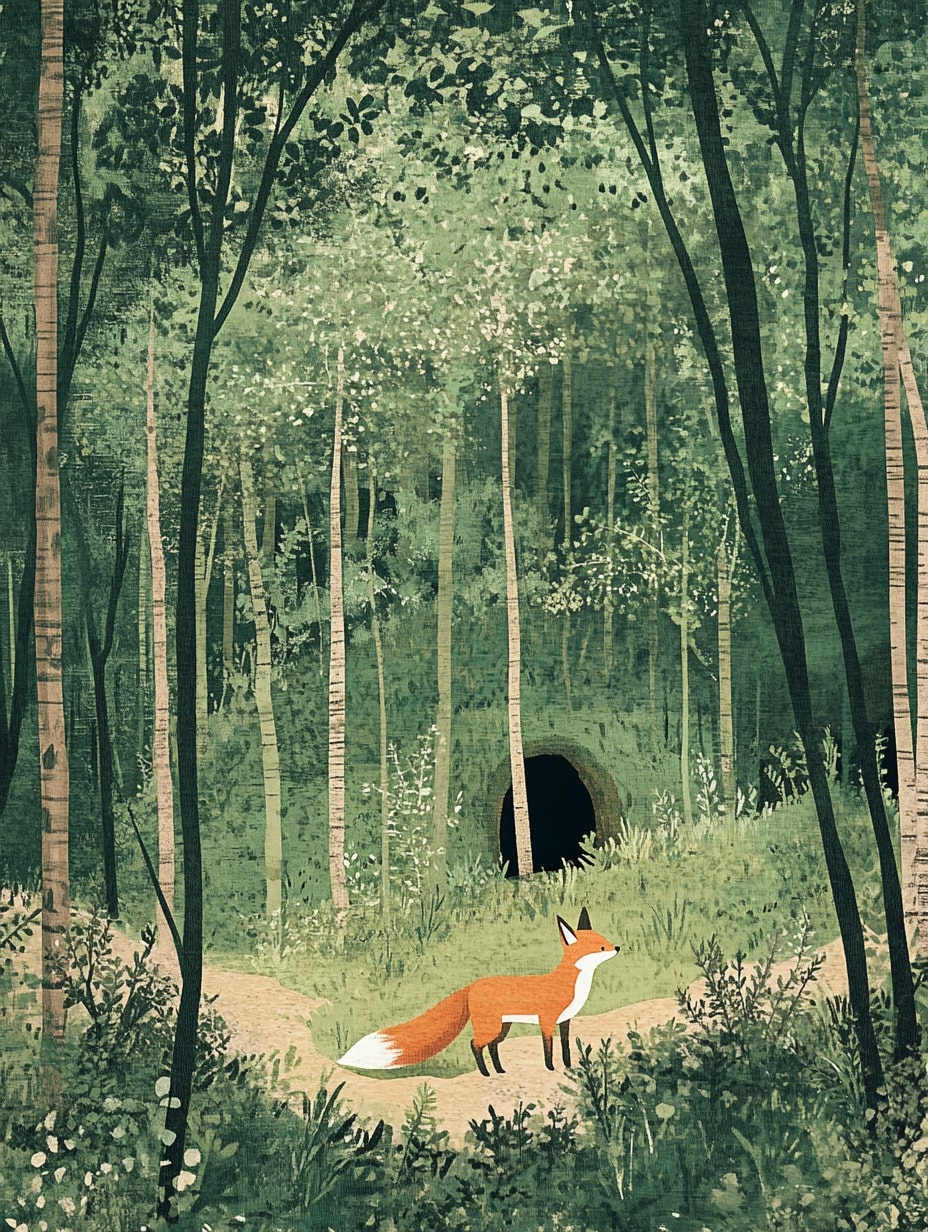 Illustration for page 10 of Luna's Forest Adventure