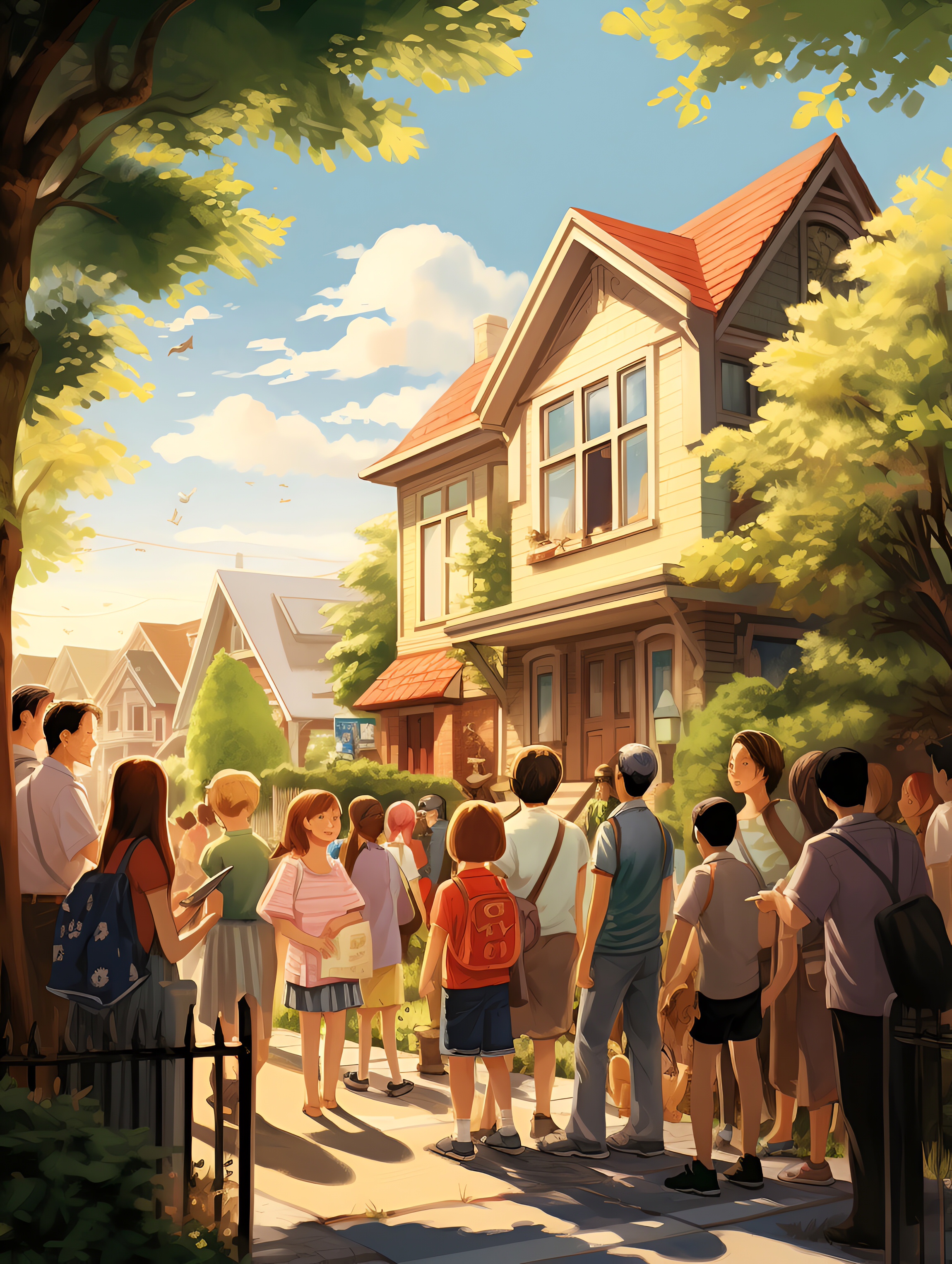 Illustration for page 16 of Mia and the Magic Paintbrush