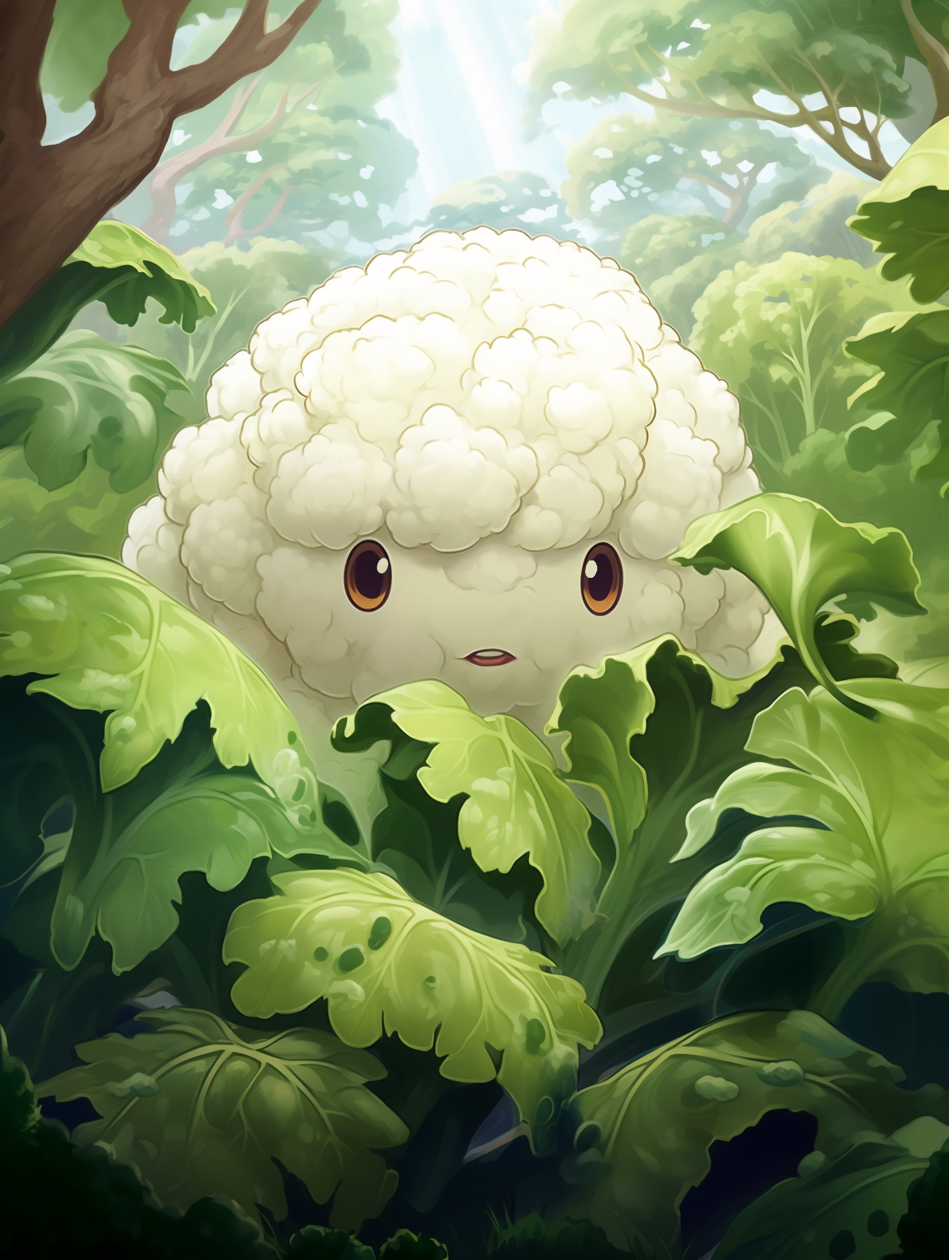 Illustration for page 1 of The Incredible Edible Adventures of Colin Cauliflower