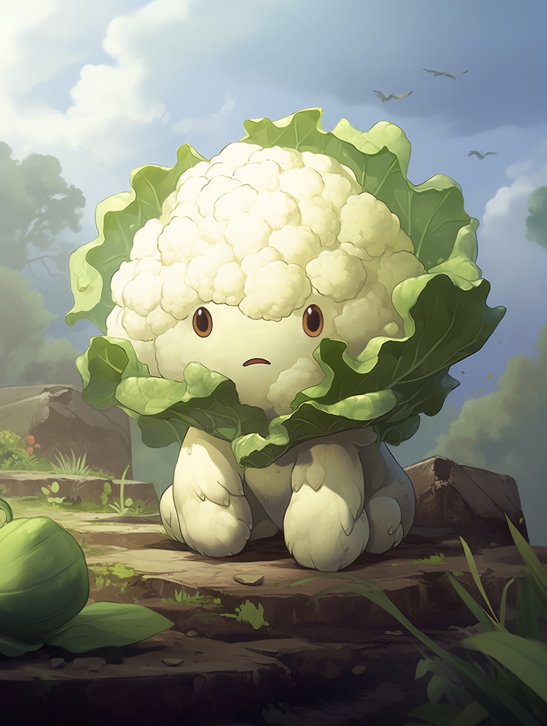 Illustration for page 4 of The Incredible Edible Adventures of Colin Cauliflower