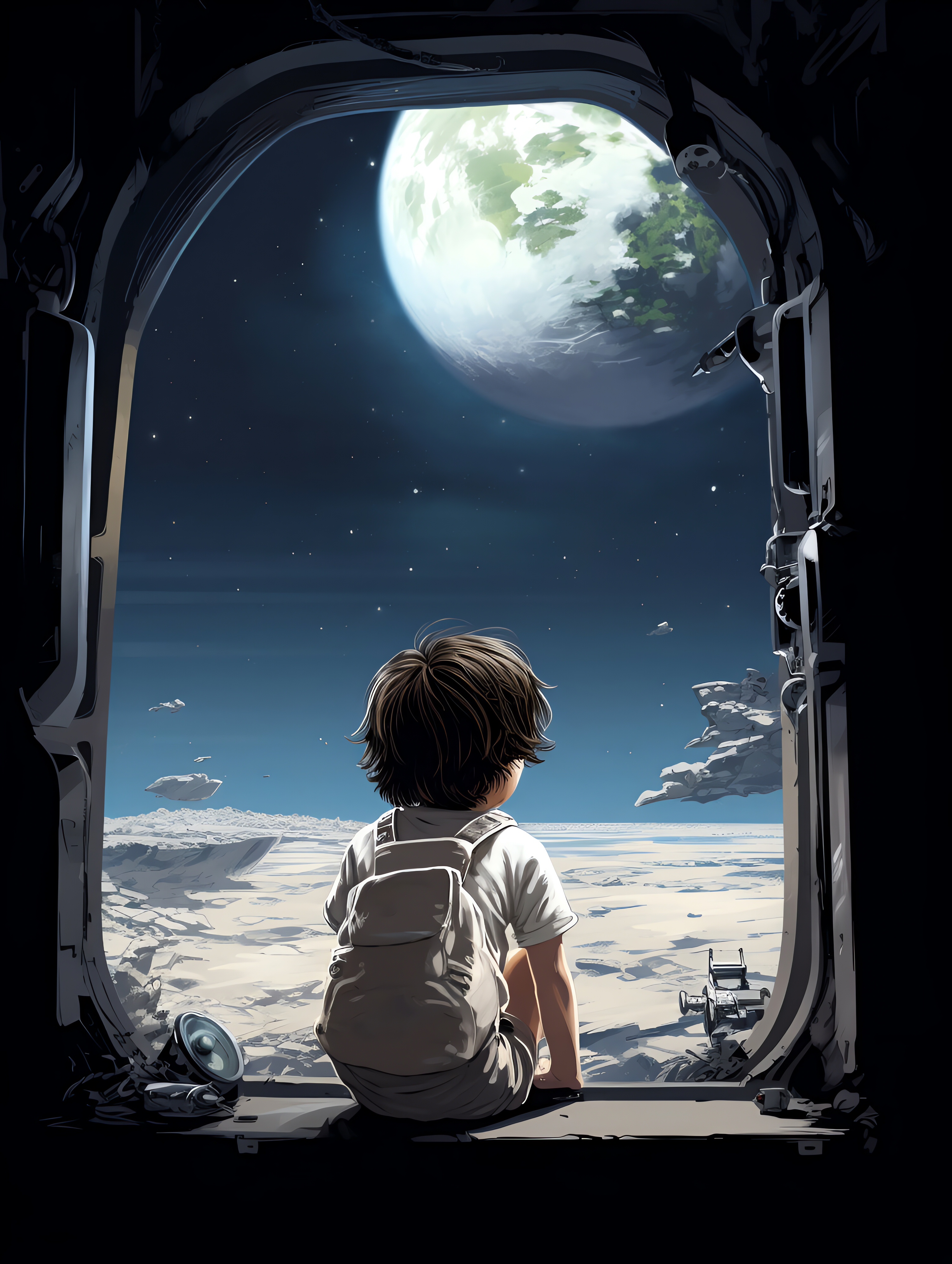 Illustration for page 15 of Tim and the Time Machine