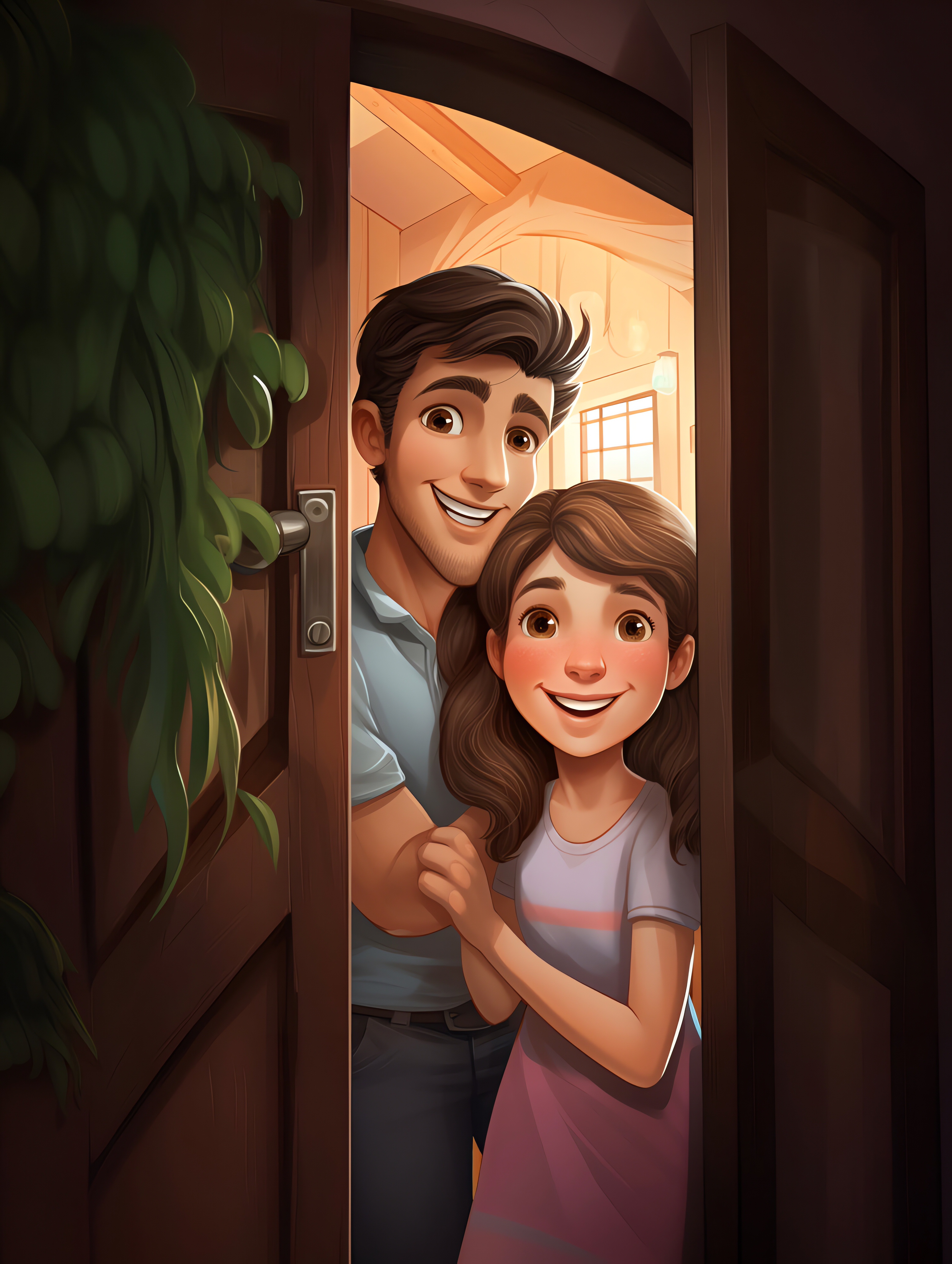 Illustration for page 2 of Tim and the Time Machine