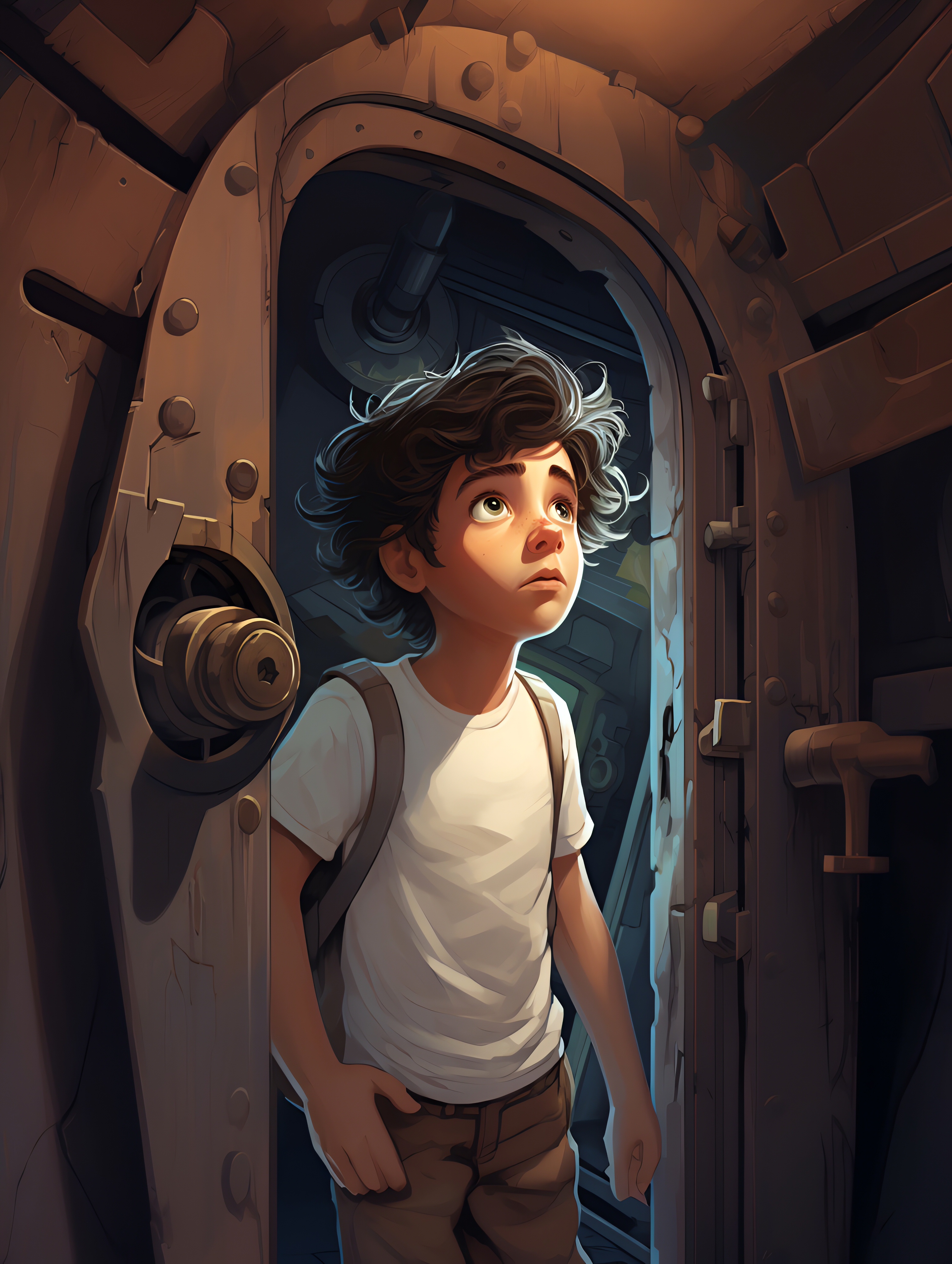 Illustration for page 19 of Tim and the Time Machine