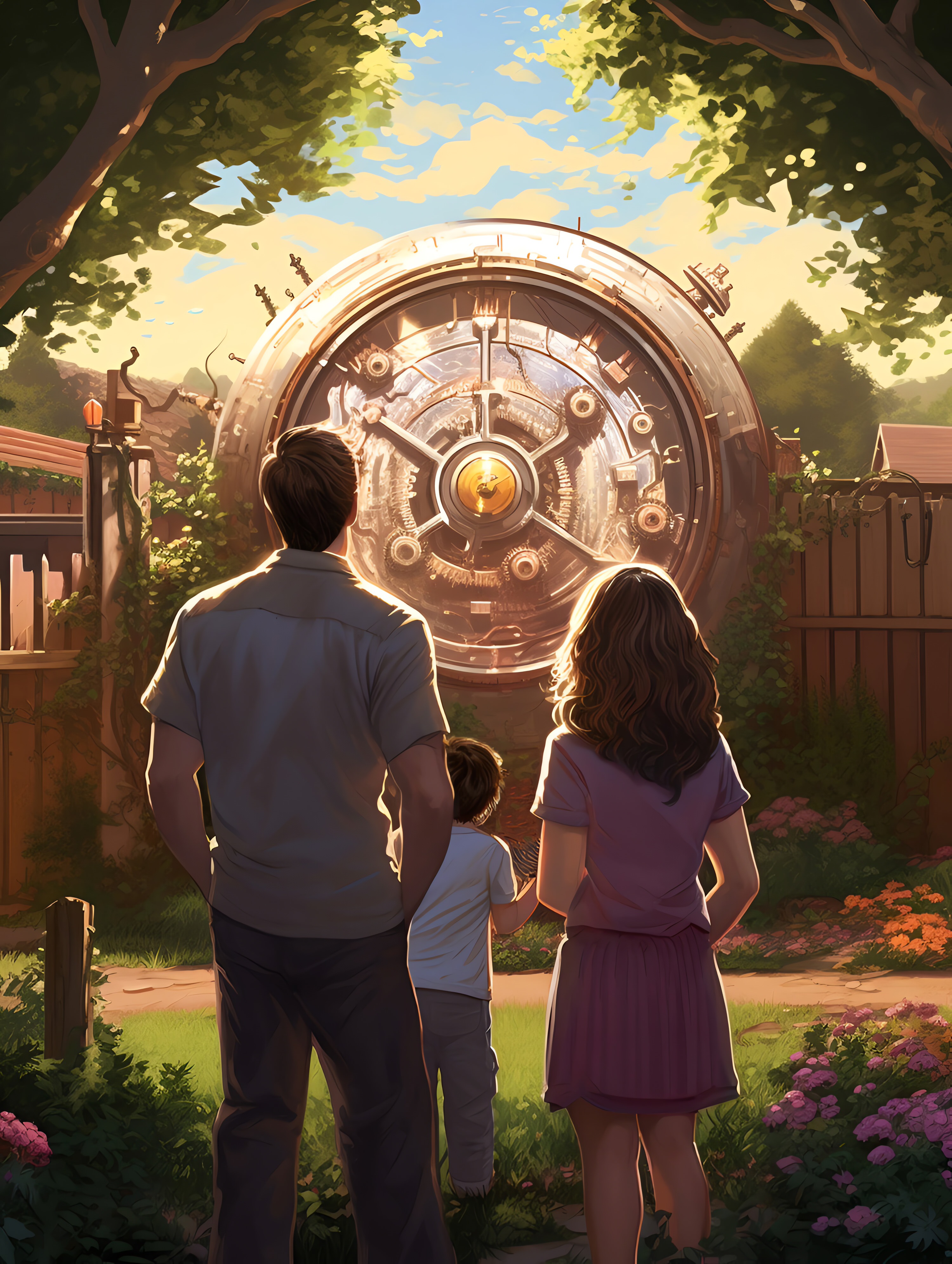 Illustration for page 5 of Tim and the Time Machine