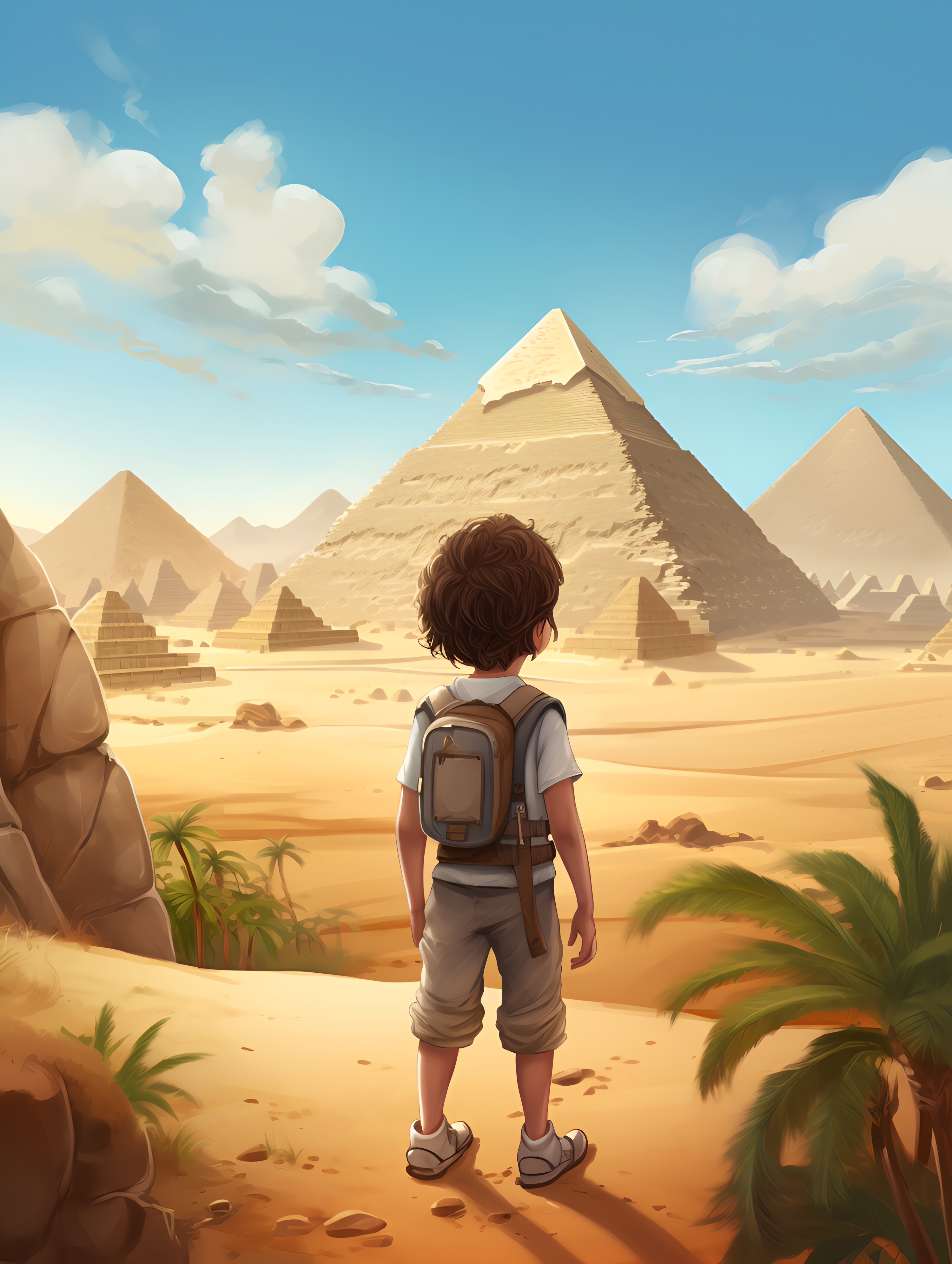 Illustration for page 8 of Tim and the Time Machine
