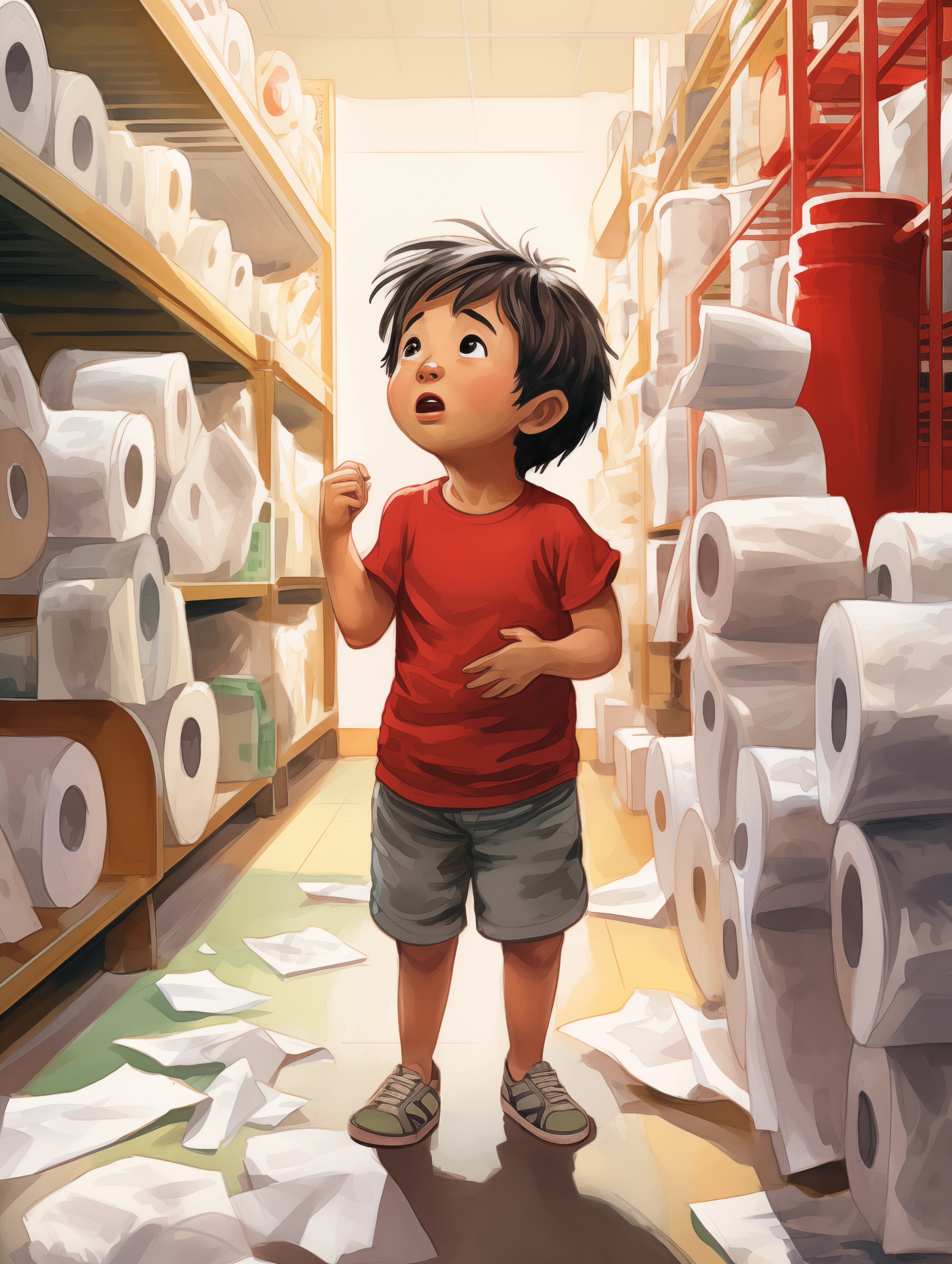 Illustration for page 7 of Where's Mumma?