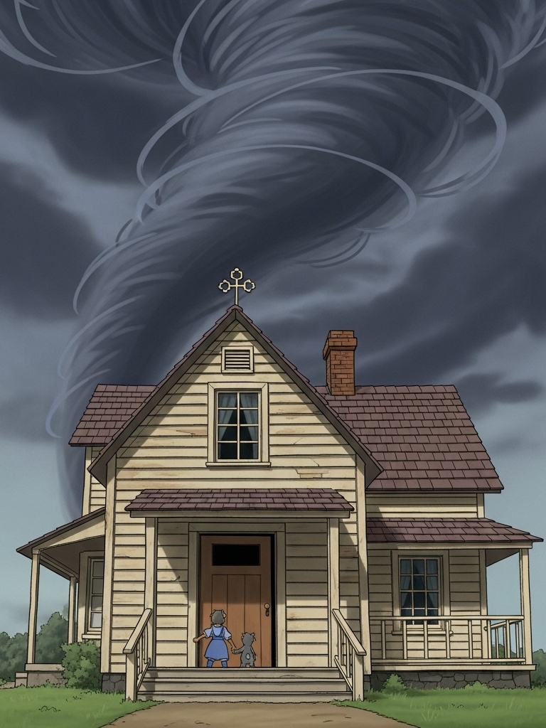 Illustration for page 2 of Wizard of Oz