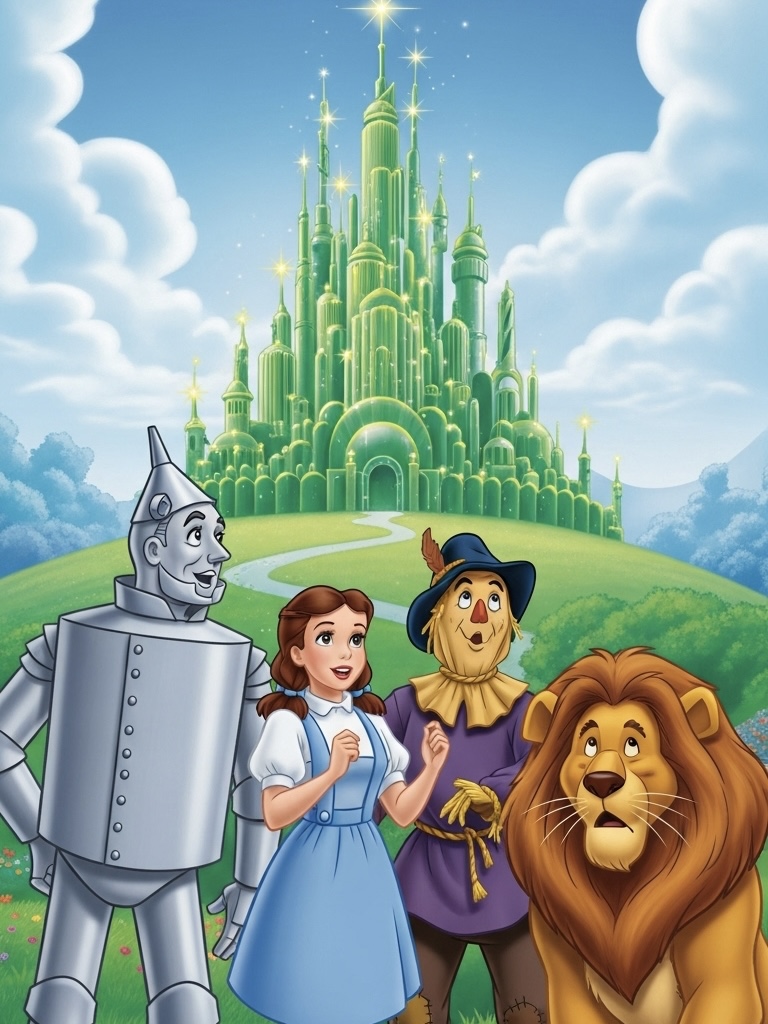 Illustration for page 11 of Wizard of Oz
