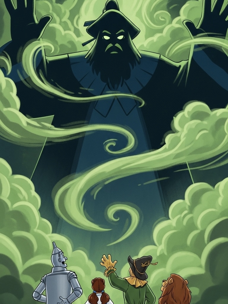 Illustration for page 12 of Wizard of Oz