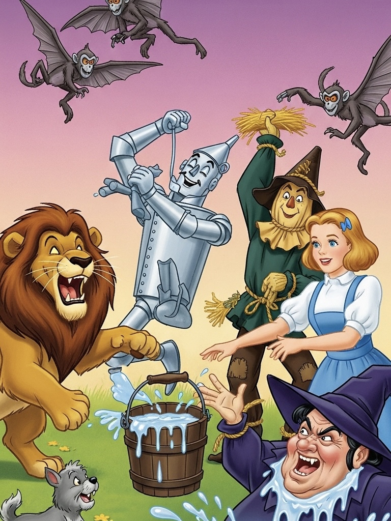 Illustration for page 17 of Wizard of Oz