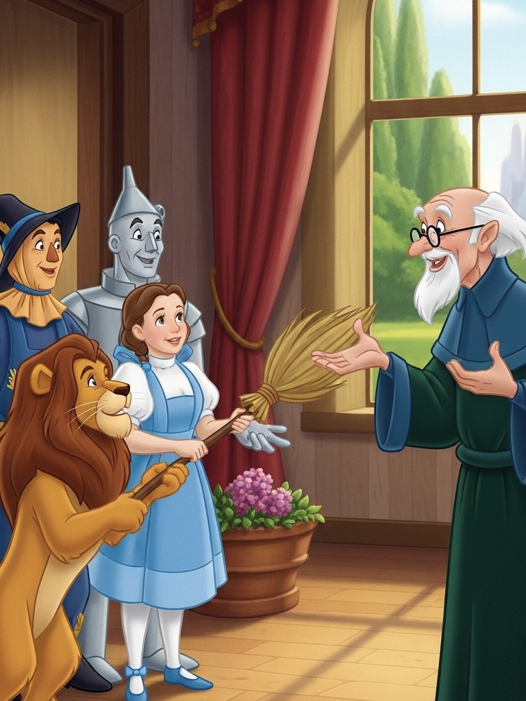 Illustration for page 18 of Wizard of Oz