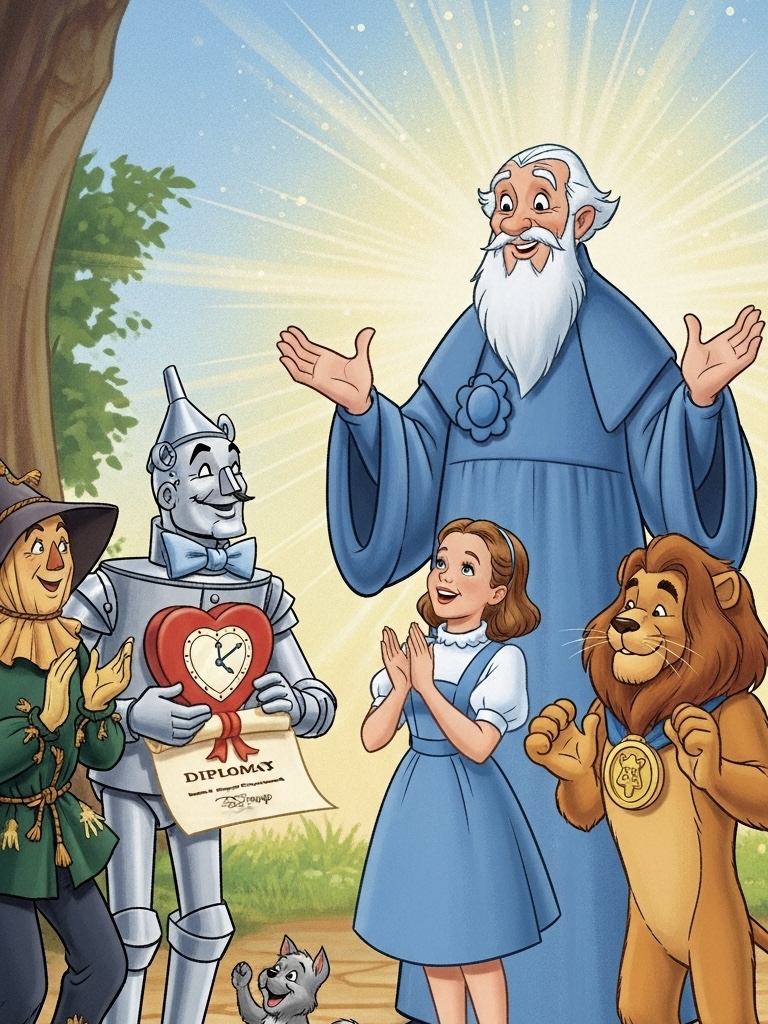 Illustration for page 19 of Wizard of Oz
