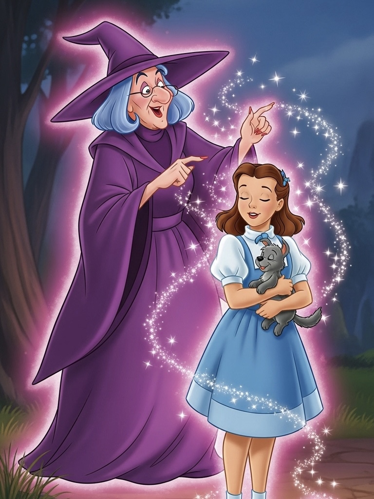 Illustration for page 21 of Wizard of Oz