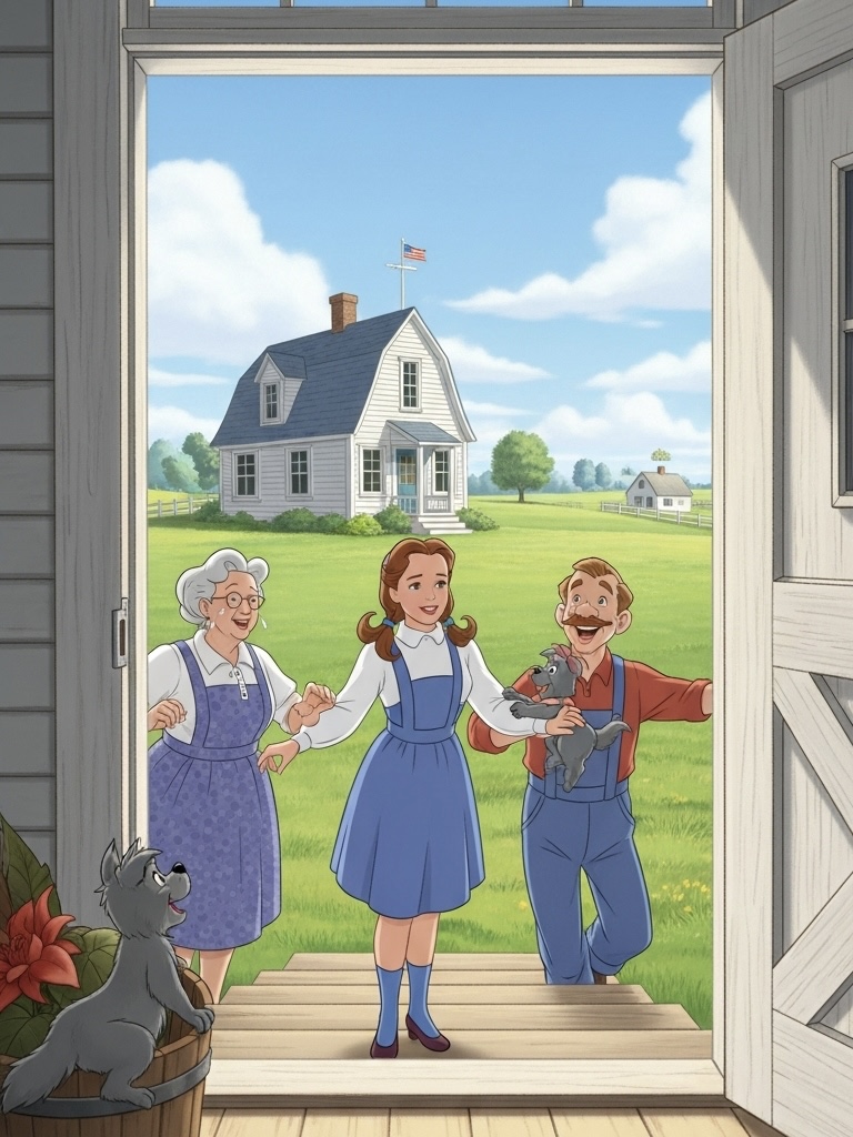 Illustration for page 22 of Wizard of Oz