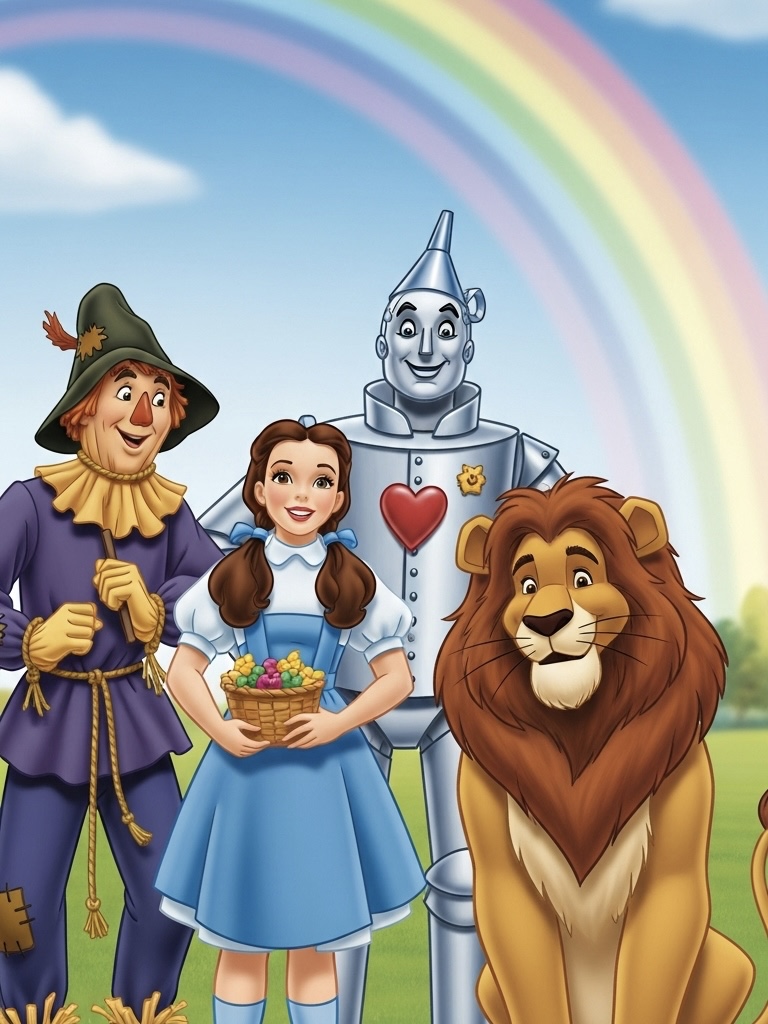 Illustration for page 24 of Wizard of Oz