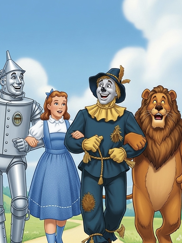 Illustration for page 10 of Wizard of Oz