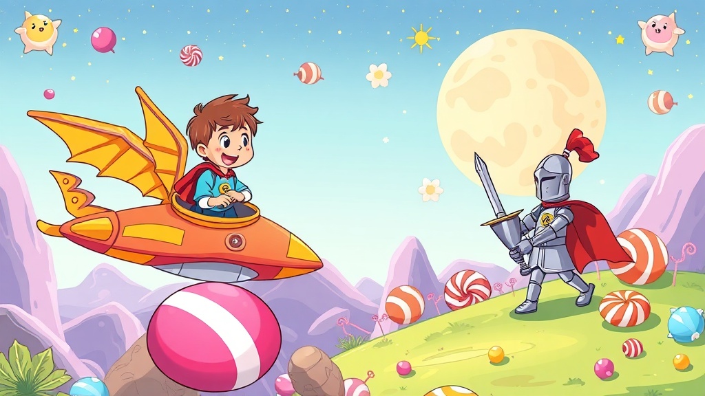 Ethan and the Sparkle-Blossom Planet