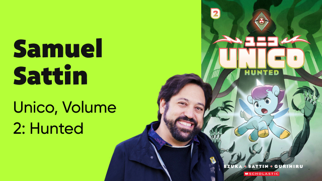 Author event with Samuel Sattin reading Unico, Volume 2: Hunted