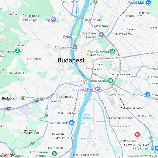Budapest, Bartók Béla út – térképnézet
