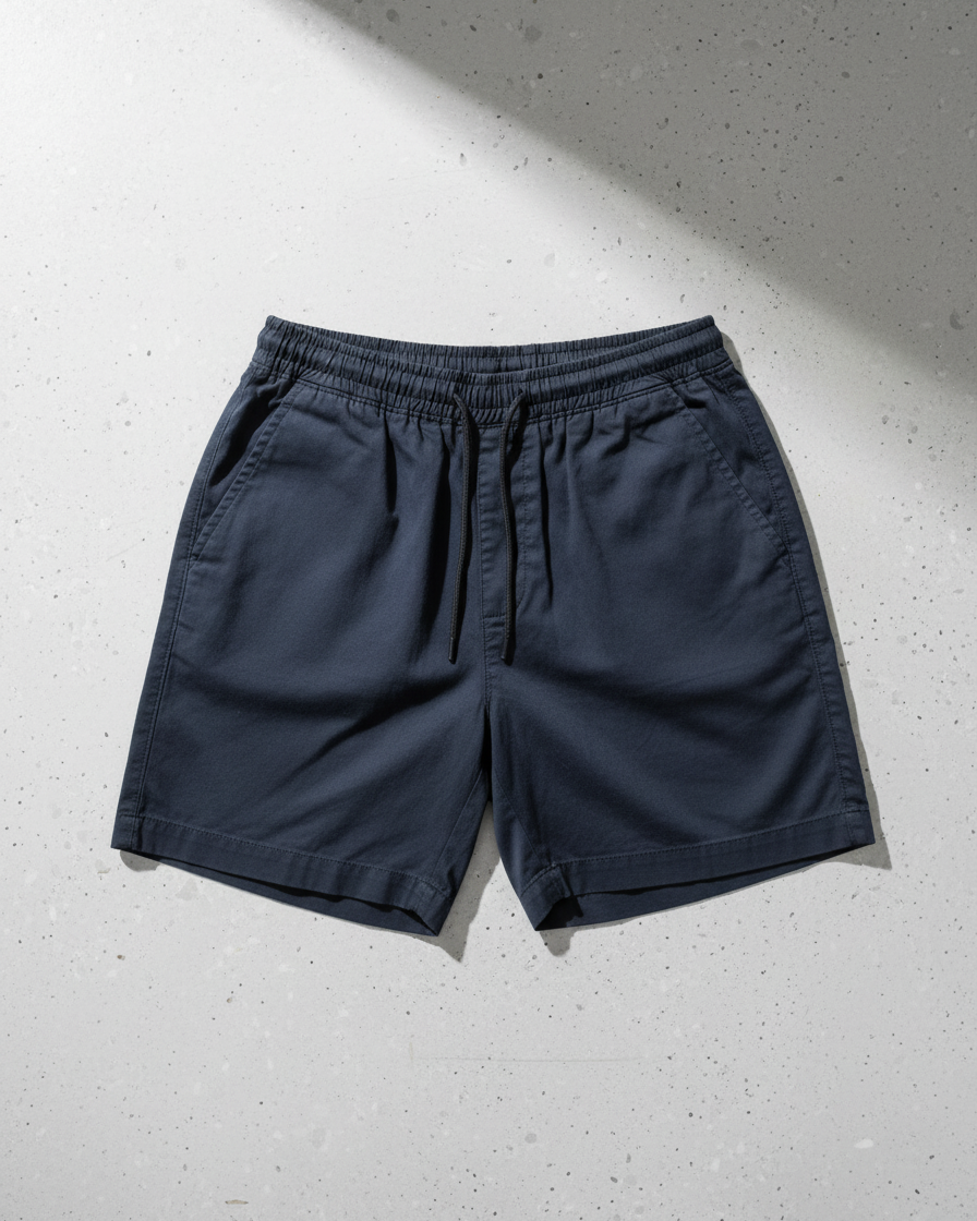 Men’s Dark Casual Shorts with Drawstring Waist 3
