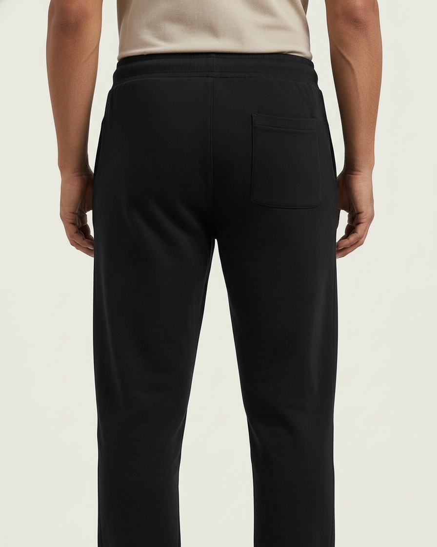 Men’s Premium Black Sweatpants with Branded Tags 3