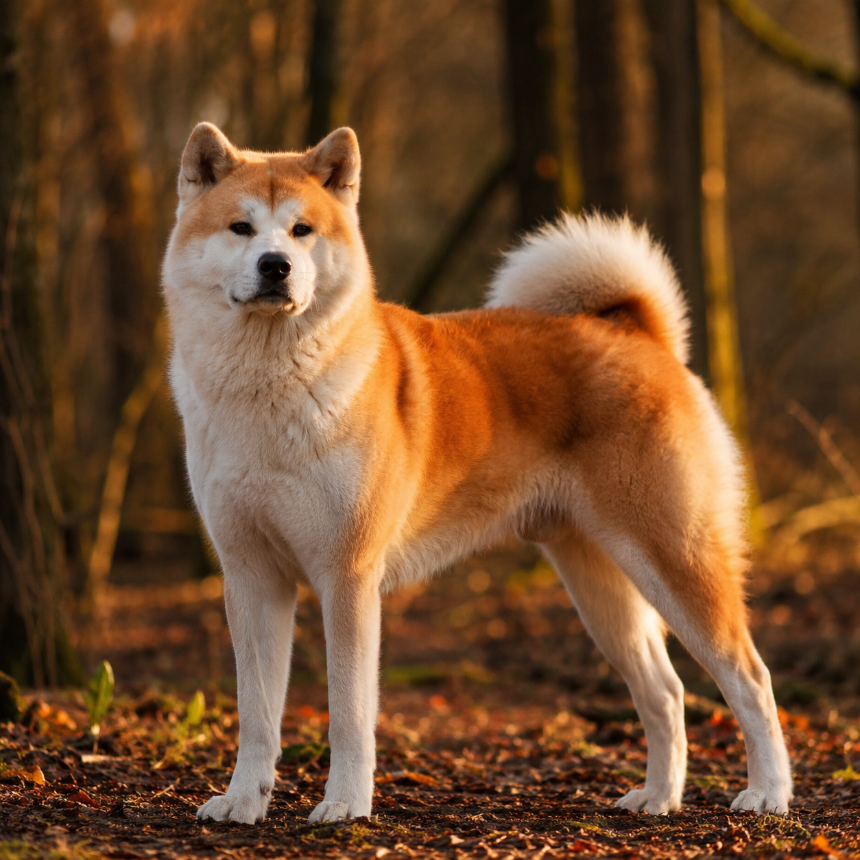 Chien de race Akita