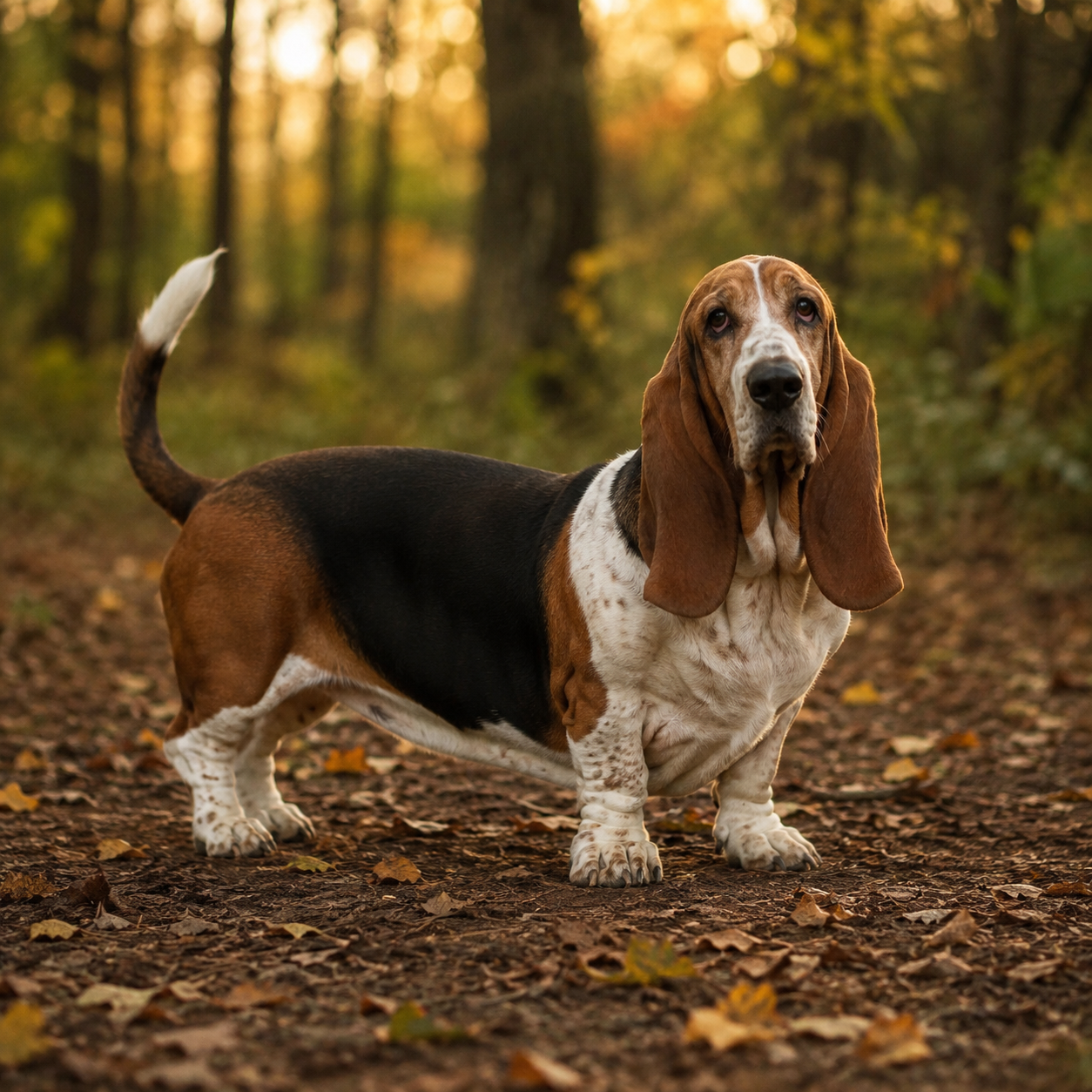 Chien de race Basset Hound