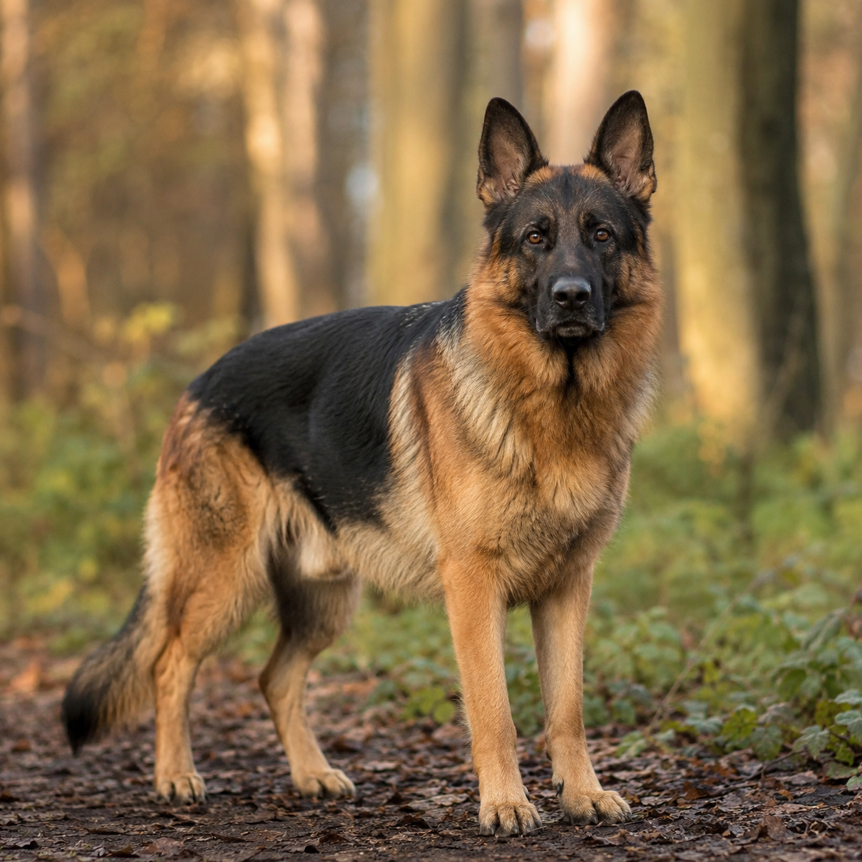 Chien de race Berger Allemand