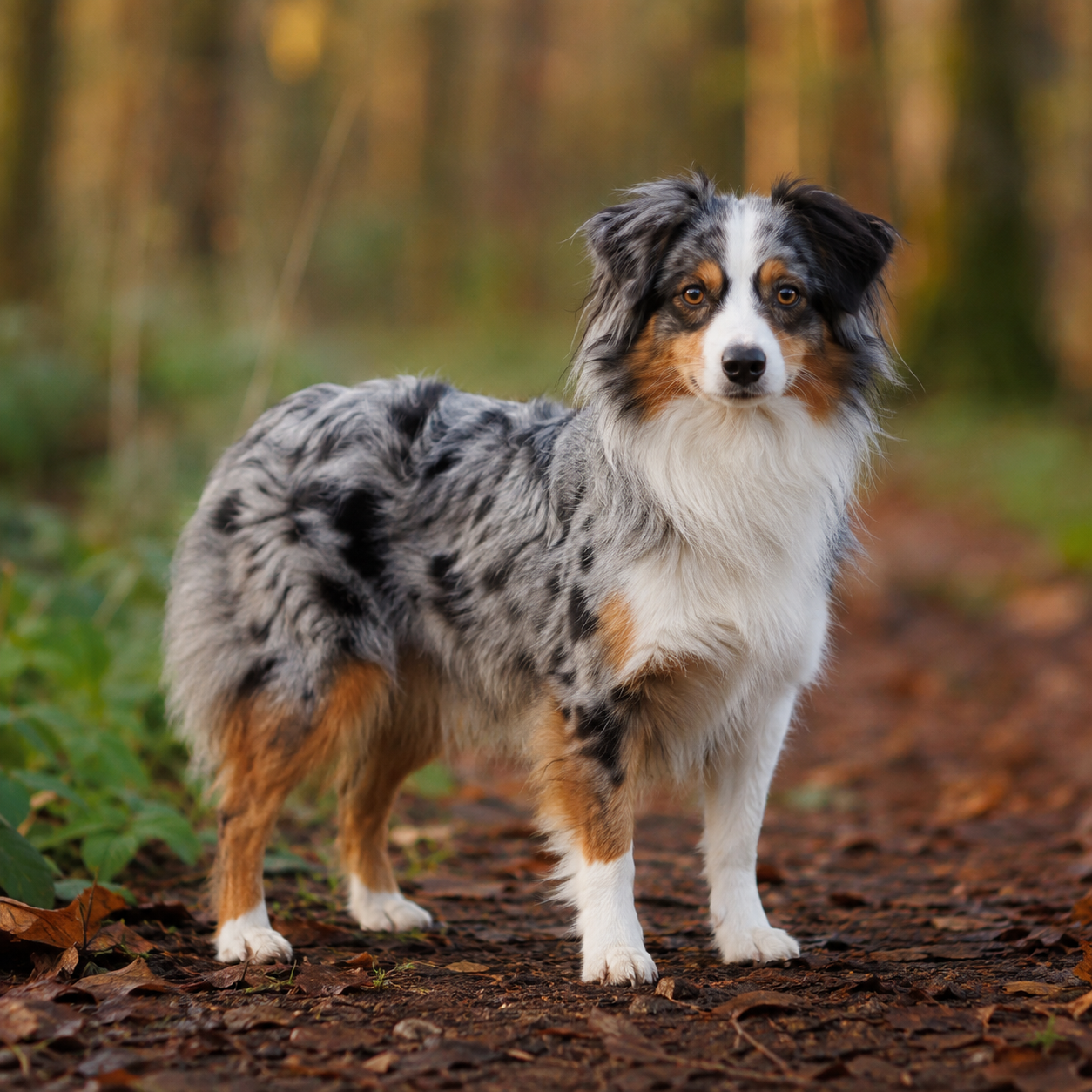 Chien de race Berger Américain Miniature
