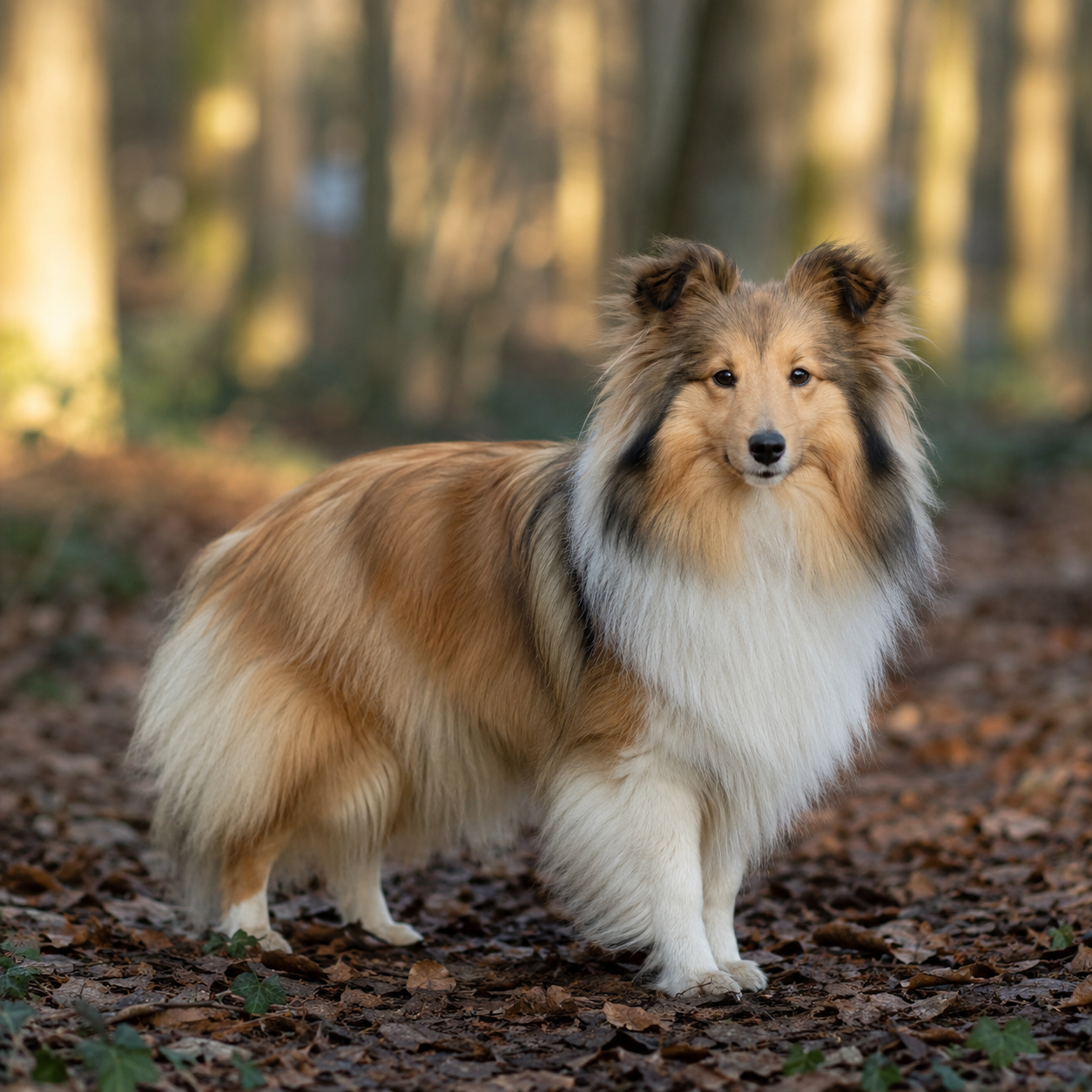Chien de race Berger des Shetland
