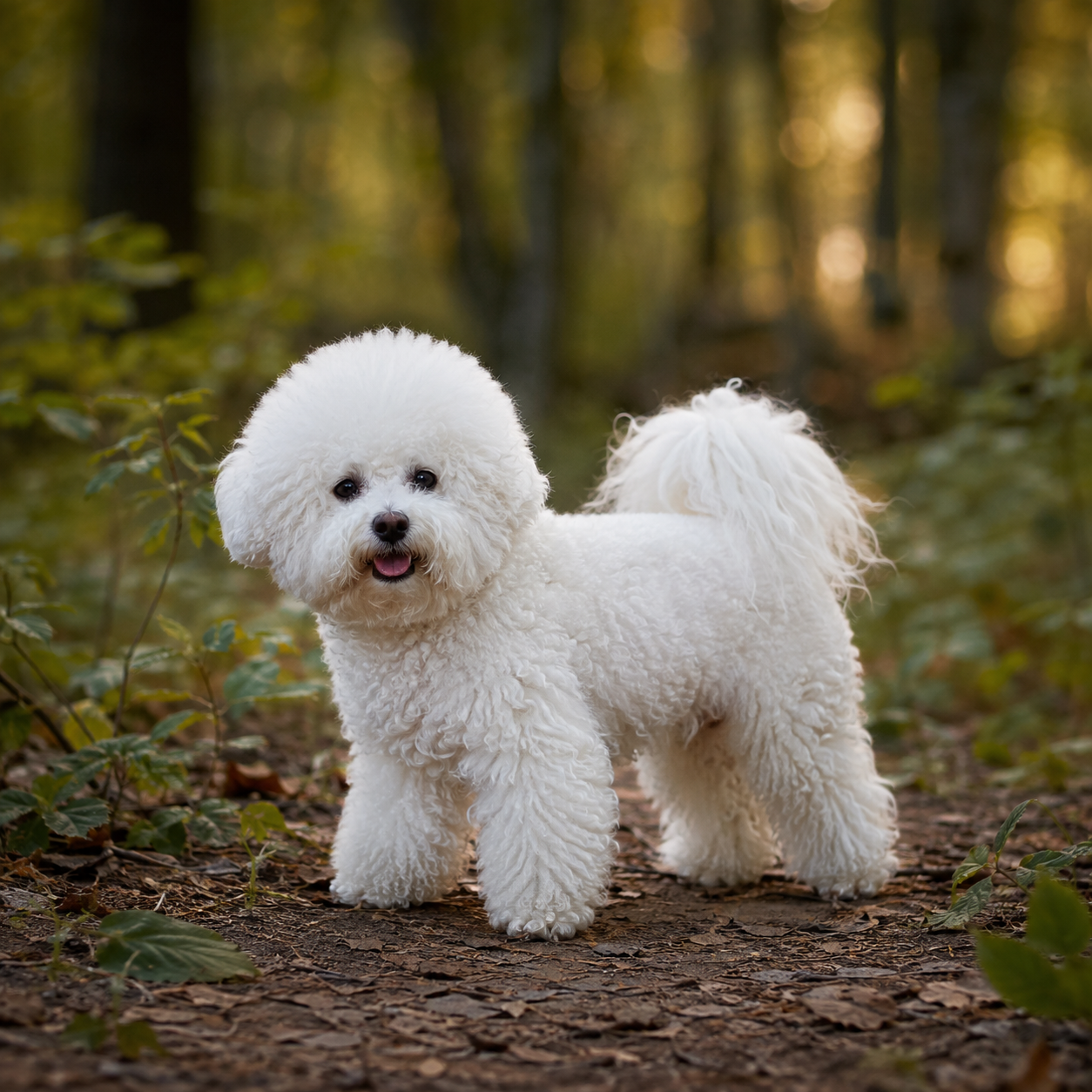 Chien de race Bichon Frisé