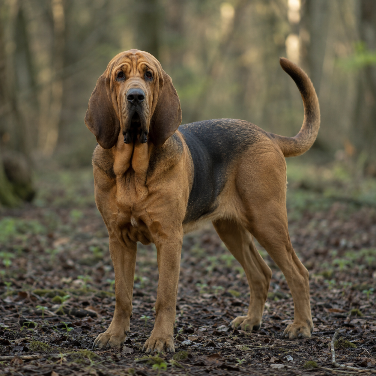 Chien de race Bloodhound