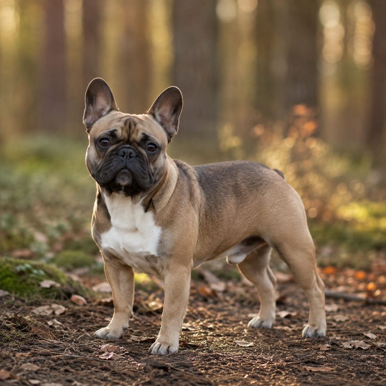 Chien de race Bouledogue Français