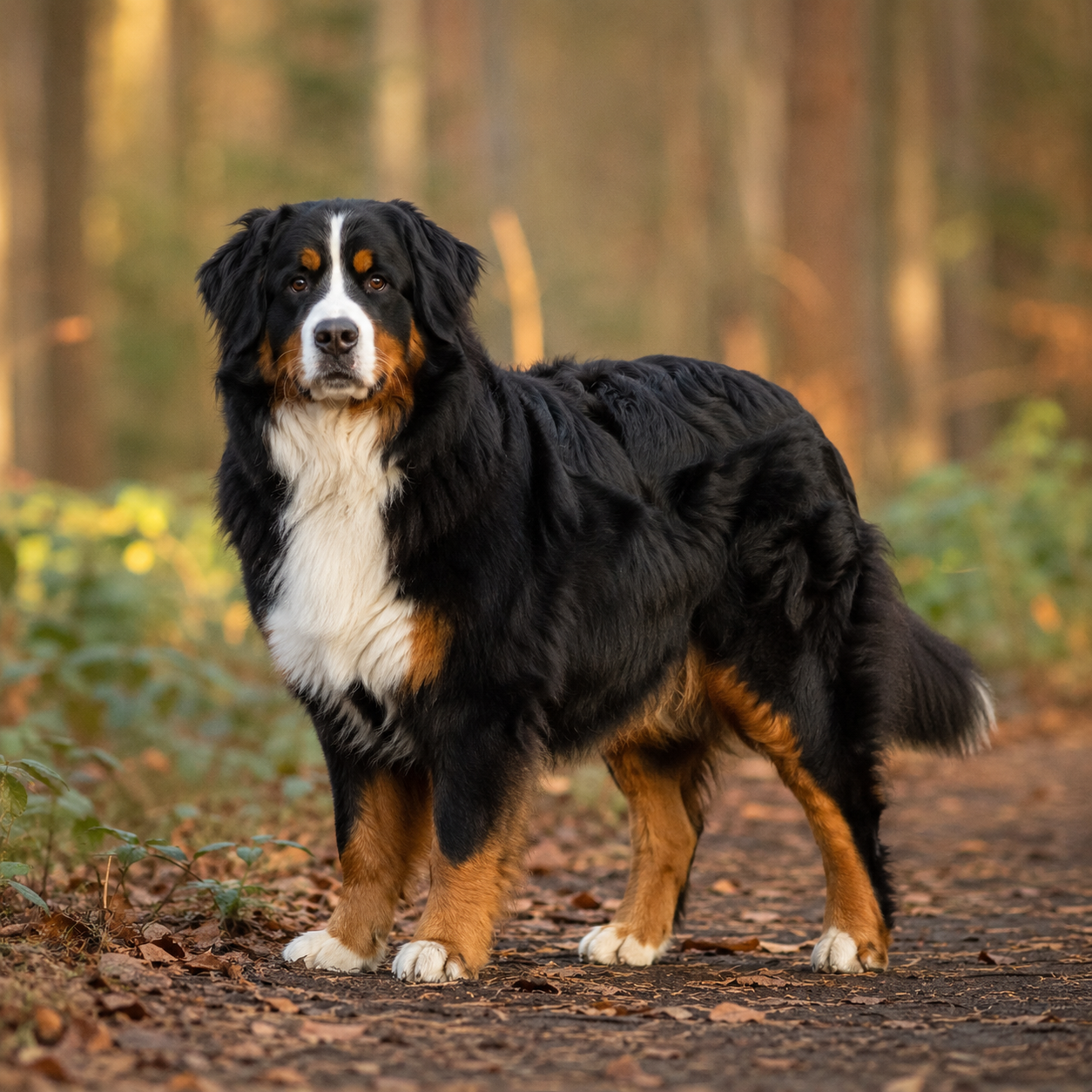 Chien de race Bouvier Bernois