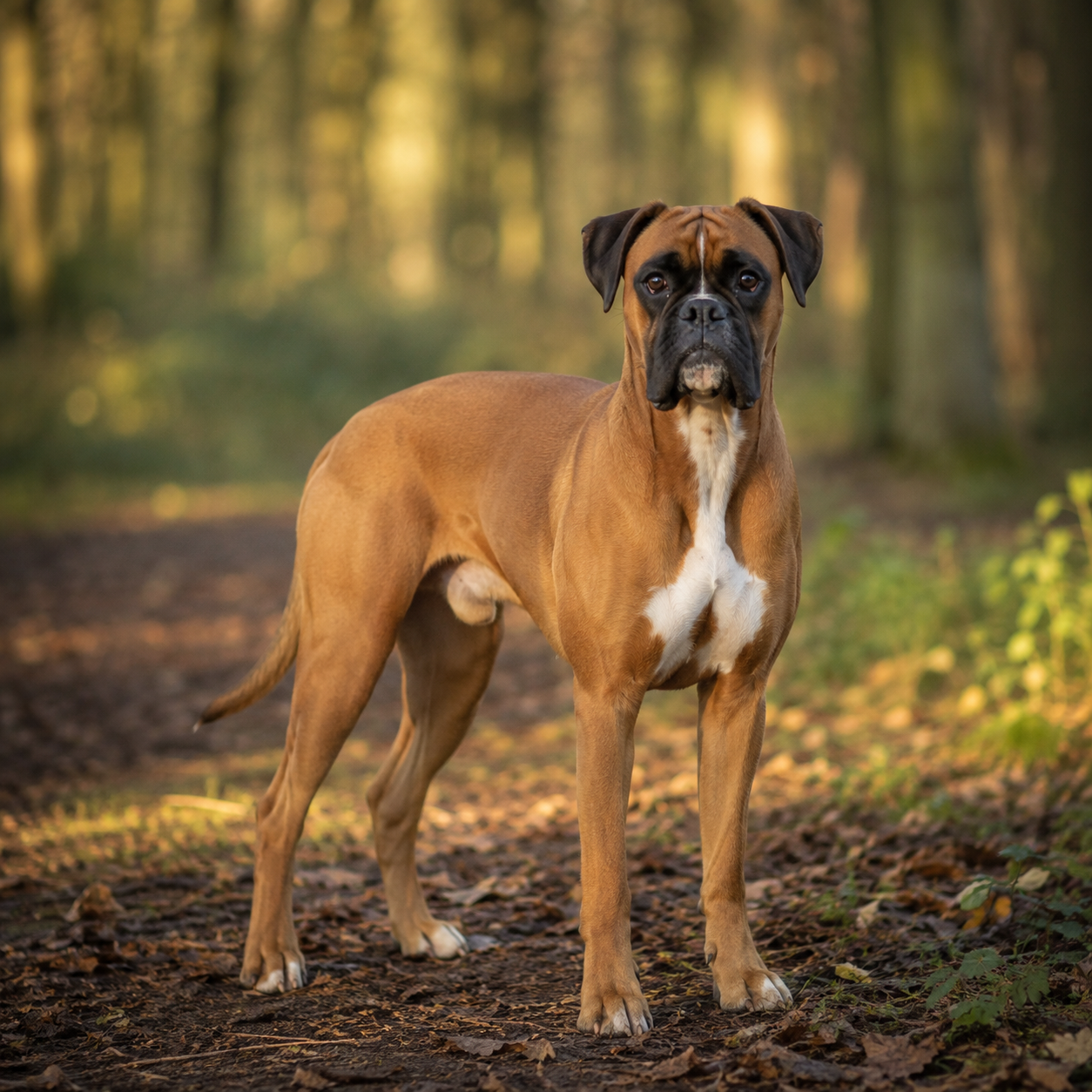 Chien de race Boxer