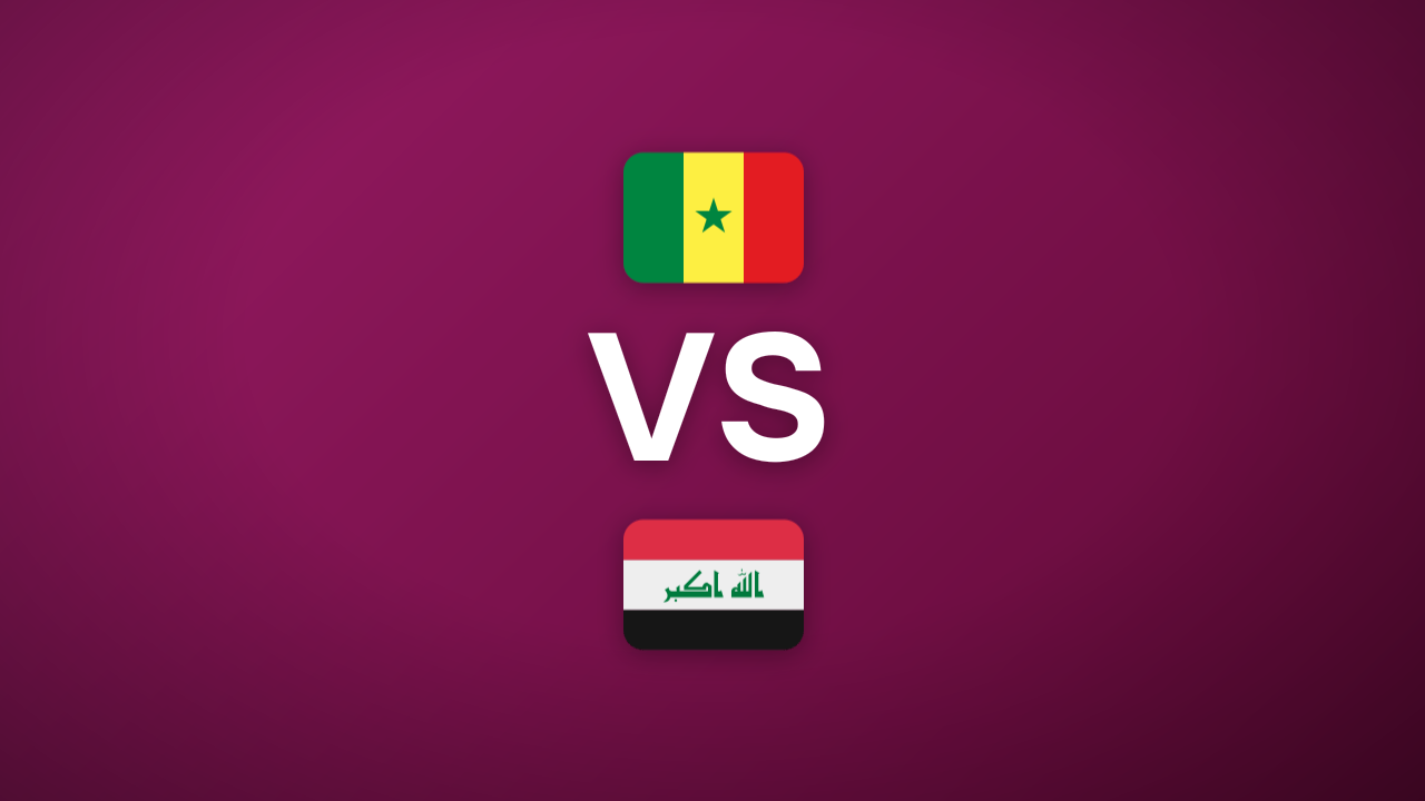 SENEGAL vs IRAK - DEFINICIÓN GRUPO I