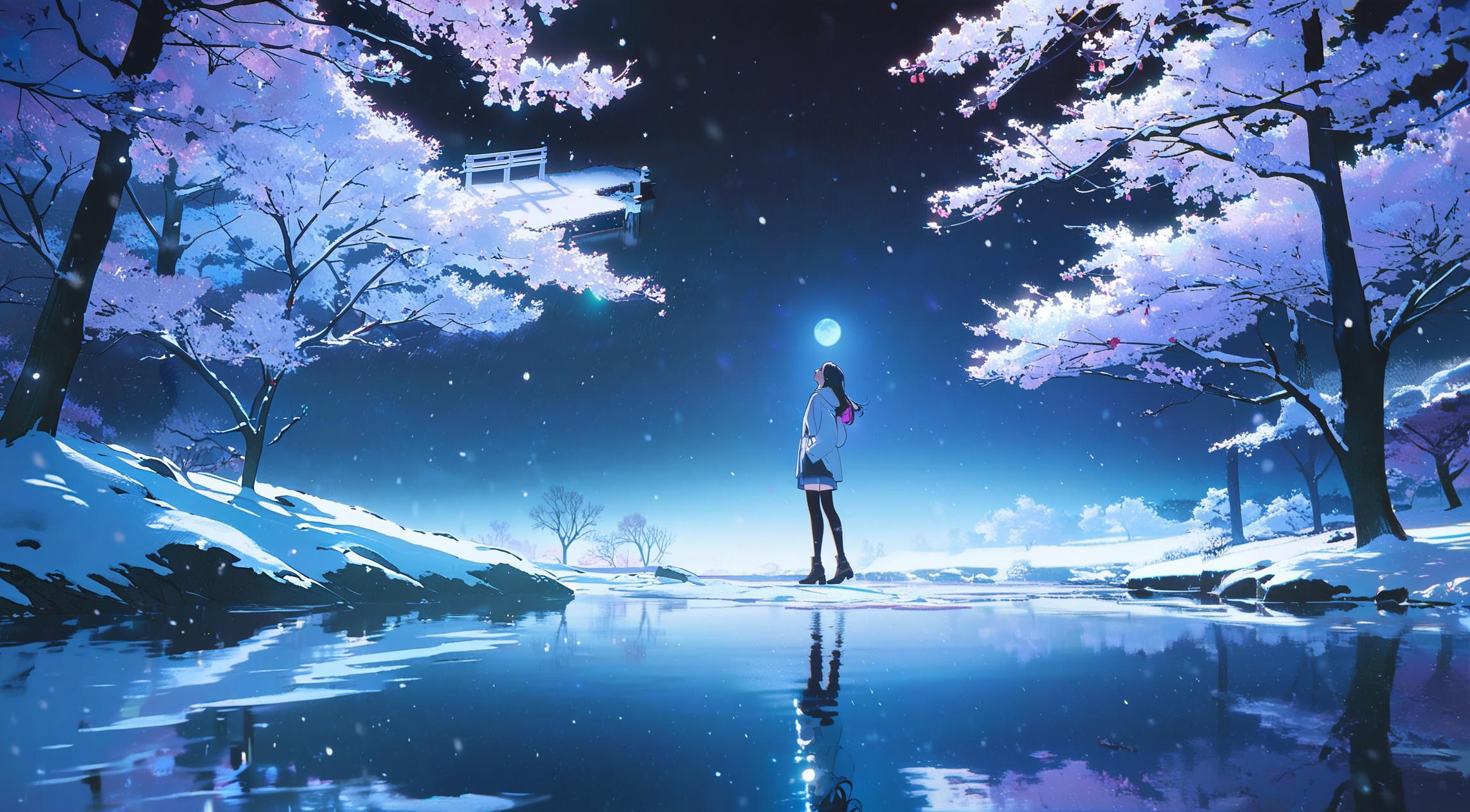 雪花般飄過