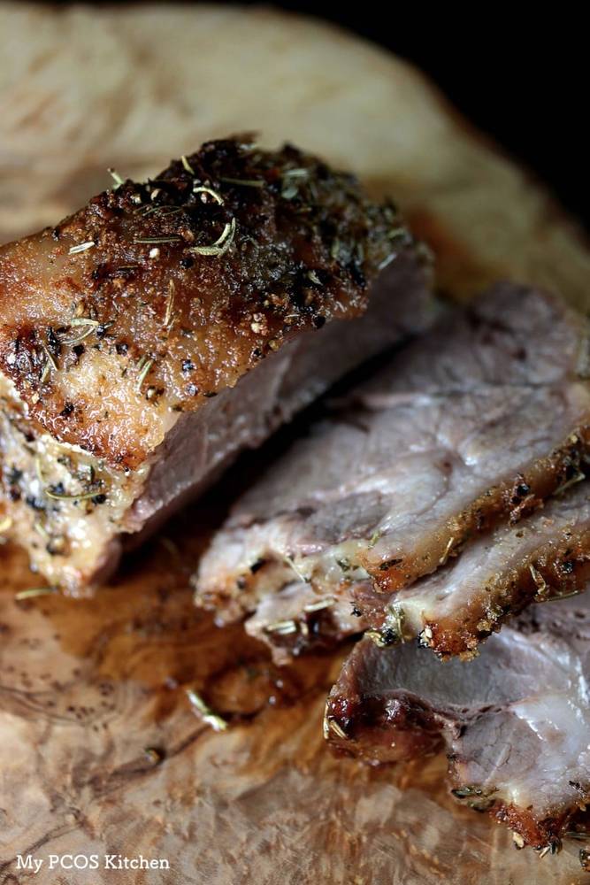 Herb Crusted Shoulder Pork Roast