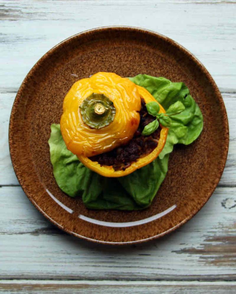 Keto Beef Stuffed Peppers