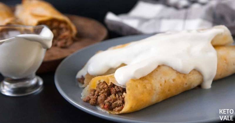 Keto Beef Taquitos with Cheese Taco Shells