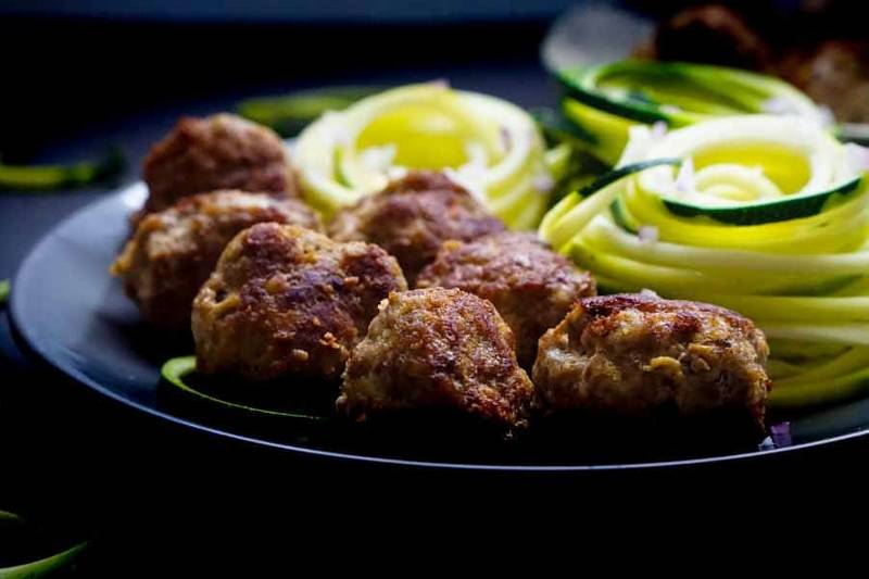 Keto Meatball Recipe with Ground Turkey, Garlic & Ginger