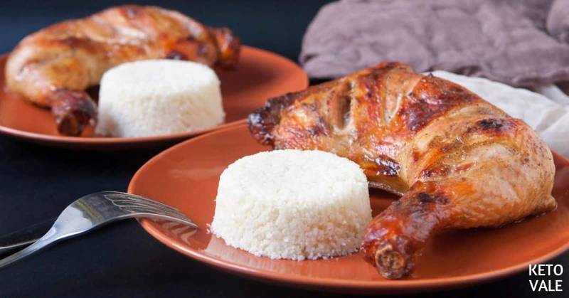 Keto Tandoori Chicken with Cauliflower Rice