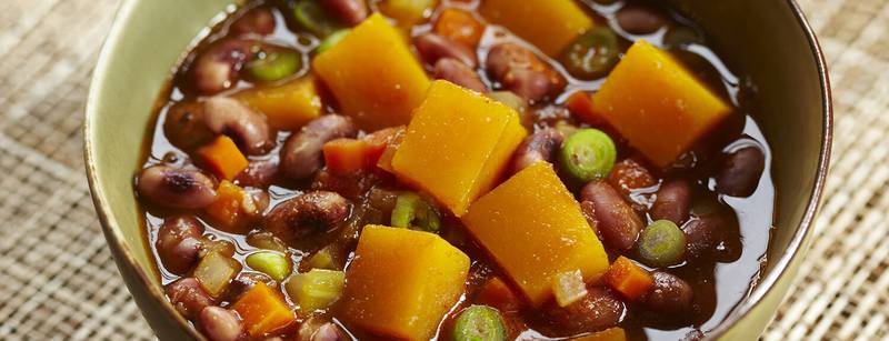 Pumpkin and Anasazi Bean Stew